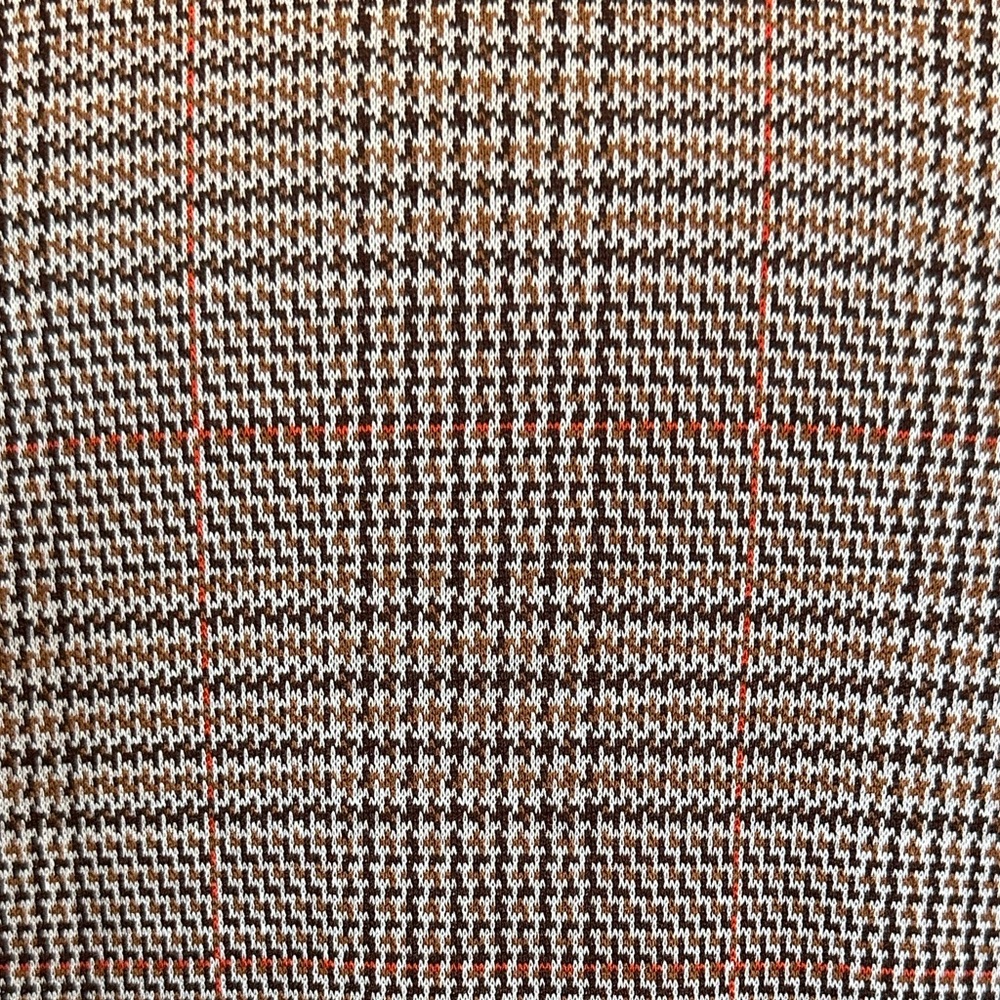 Loft Plaid Collared Mini shift dress front button browns short sleeve size 6 - Picture 7 of 16